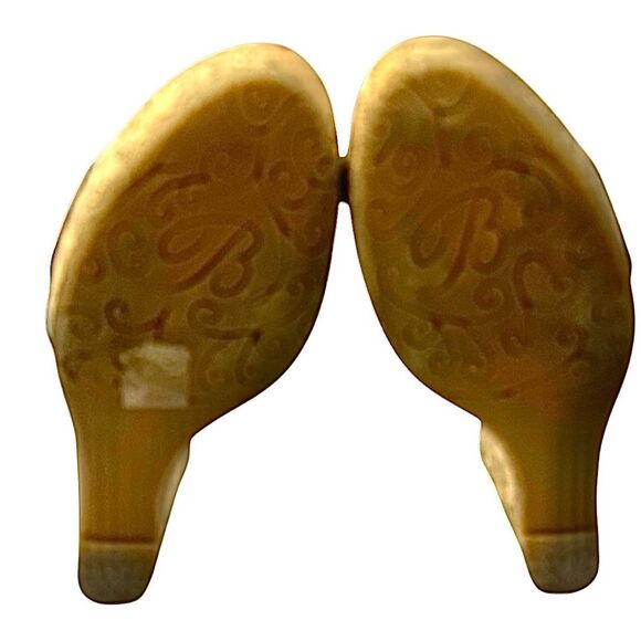 Brighton Women’s Wedge Sandal Pewter Color Size 8.5 M EUC Made In Italy - Picture 4 of 11